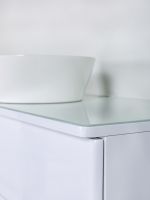 Тумба с раковиной Orange Otto 100 подвесная Белый глянец арт-Ot-100TuGLASS+B08-360W — фото 6, Тумбы с раковиной
