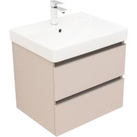 Тумба под раковину Aquanet Вега 60 подвесная Бежевая арт-329583 — фото 6, Тумбы под раковину