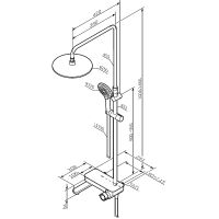 Товар: Душевая система AM.PM Like Хром арт-F0780700 - фото 13 Душевая система AM.PM Like Хром арт-F0780700 — фото 13, Душевые стойки