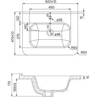 Тумба с раковиной Iddis Edifice 60 подвесная Белая арт-EDI60W0i95K — фото 5, Тумбы с раковиной