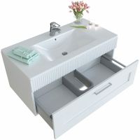 Тумба c раковиной SanVit Турин-1 90 подвесная Белая арт-kturin1090 — фото 4, Тумбы с раковиной