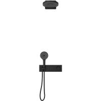 Товар: Душевая система Vincea Inspire с термостатом Черная матовая арт-VSFW-422TI1MB - фото 2 Душевая система Vincea Inspire с термостатом Черная матовая арт-VSFW-422TI1MB — фото 2, Встраиваемые душевые комплекты