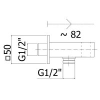Шланговое подключение Paffoni Белое матовое арт-ZSUP032BO — фото 2, Шланговые подключения