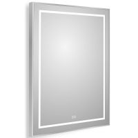 Зеркало BelBagno Kraft 70 с подсветкой Сатин с сенсорным выключателем и подогревом арт-SPC-KRAFT-700-900-LED-TCH-WARM — фото 1, Зеркала в ванную комнату