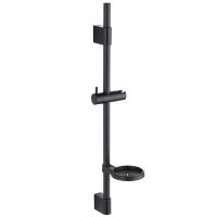 Душевая штанга Olive's Черная матовая арт-BD01B — фото 1, Штанги для душа