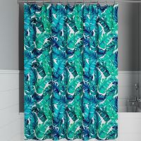 Штора для ванны Iddis Base 180х200 Зеленая Синяя арт-BF05P18i11 — фото 1, Шторы для ванной