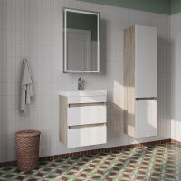 Зеркальный шкаф Iddis Zodiac 50 с подсветкой Белый арт-ZOD5000i99 — фото 5, Зеркальные шкафы в ванную