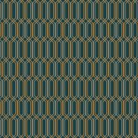 Обои LOYMINA Clair Винил на флизелине (1*10,05) Бирюзовый/Бежевый, Геометрия арт-CLR6 005 — фото 1, Обои для стен