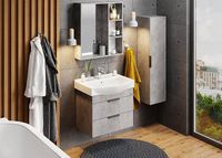 Зеркало Onika Девис 65.00 У Бетон чикаго арт-206542 — фото 4, Зеркала в ванную комнату