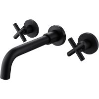 Смеситель для раковины Abber Wasser Kreis Черный матовый арт-AF81121B — фото 1, Смесители для раковины