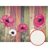 Фреска Ortograf Цветы 34082 Фактура флок FLK Флизелин (4*3) Разноцветный, Цветы арт-34082 (флок FLK) — фото 1, Фрески