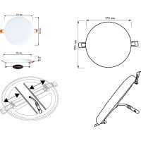 Встраиваемый светильник Artelamp Prior Белый арт-A7983PL-1WH — фото 6, Точечные светильники