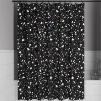 Штора для ванны Iddis Base 180х200 Черная арт-BT02P18i11 — фото 1, Шторы для ванной