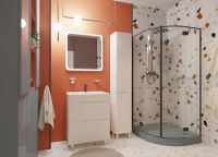 Тумба с раковиной Эстет Kare Luxe 70 Белая арт-ФР-00007071 — фото 8, Тумбы с раковиной