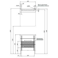 Зеркальный шкаф Aquanet Лукка 70 с подсветкой Белый глянцевый арт-178955 — фото 6, Зеркальные шкафы в ванную