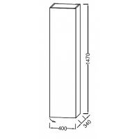 Шкаф пенал Jacob Delafon 40 R подвесной Белый глянцевый арт-EB1850D-G1C — фото 3, Пеналы для ванной комнаты