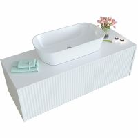 Тумба c раковиной SanVit Рольф 1 120 подвесная Белая арт-krolf1120 — фото 5, Тумбы с раковиной