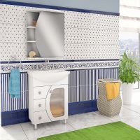 Зеркальный шкаф Runo Линда 60 R с подсветкой Белый арт-00000001082 — фото 4, Зеркальные шкафы в ванную