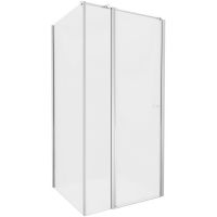 Душевой уголок New Trendy New Soleo Chrome 90x70 профиль Хром стекло прозрачное арт-K-0715 — фото 1, Прямоугольные душевые уголки