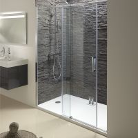 Товар: Душевая дверь Jacob Delafon Contra 160 профиль Хром стекло прозрачное арт-E22C160-GA - фото 1 Душевая дверь Jacob Delafon Contra 160 профиль Хром стекло прозрачное арт-E22C160-GA — фото 1, Раздвижные душевые двери