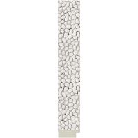 Зеркало Evoform Octagon 58х58 в багетной раме - Чеканка белая 46 мм арт-BY 3677 — фото 2, Зеркала в ванную комнату