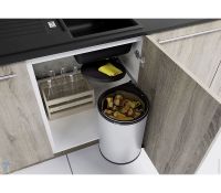 Ведро для мусора Blanco Singolo XL Серое арт-526377 — фото 2, Мусорные ведра