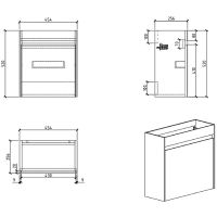 Товар: Тумба под раковину BelBagno Pietra Mini 46 R подвесная Bianco Lucido арт-PIETRA MINI-460-1A-SO-BL-R - фото 7 Тумба под раковину BelBagno Pietra Mini 46 R подвесная Bianco Lucido арт-PIETRA MINI-460-1A-SO-BL-R — фото 7, Тумбы под раковину