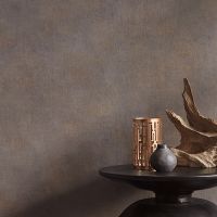 Обои Caselio Telas Винил на флизелине (0,53*10,05) Коричневый, Штукатурка арт-69873247 — фото 2, Обои для стен