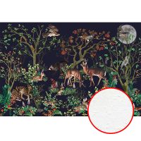 Фреска Ortograf Miracle 33848 Фактура бархат FX Флизелин (4,5*3) Синий/Разноцветный, Деревья/Животные/Птицы арт-33848 (бархат FX) — фото 1, Фрески