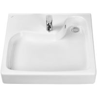 Раковина Santek Клио 60x51 на стиральную машину Белая арт-1WH501784 — фото 2, Раковины на стиральную машину