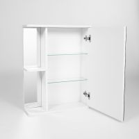 Зеркальный шкаф VIANT Париж 55 R Белый арт-VPAR55-ZSHR — фото 4, Зеркальные шкафы в ванную