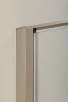 Душевая стенка Allen Brau Priority 80 профиль Серебро брашированное стекло прозрачное арт-3.31014.BA — фото 4, Боковые стенки