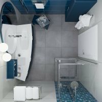 Душевой уголок Triton Терра-Хром 90х90 профиль Хром стекло прозрачное арт-Щ0000053609 — фото 6, Квадратные душевые уголки