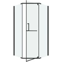 Душевой уголок Grossman Pragma 90х90 профиль Графит сатин стекло прозрачное арт-302.K33.03.9090.42.00 — фото 10, Душевые уголки трапеция