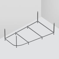 Товар: Каркас для ванны AM.PM Spirit 160x100 Серый арт-W72A-160-100W-R2 - фото 2 Каркас для ванны AM.PM Spirit 160x100 Серый арт-W72A-160-100W-R2 — фото 2, Комплектующие
