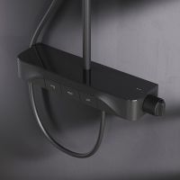 Товар: Душевая система AM.PM Func с термостатом Черная матовая арт-F078F322 - фото 10 Душевая система AM.PM Func с термостатом Черная матовая арт-F078F322 — фото 10, Душевые стойки