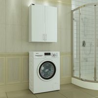 Подвесной шкаф СанТа Дублин 60 Белый арт-423001 — фото 1, Шкафы для ванной