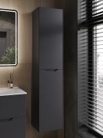 Товар: Шкаф пенал Orange Line 35 подвесной Графит матовый арт-Li-35Pug - фото 4 Шкаф пенал Orange Line 35 подвесной Графит матовый арт-Li-35Pug — фото 4, Пеналы для ванной комнаты