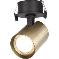 Встраиваемый светильник Crystal Lux Черный Бронза арт-CLT 017C BL-BZ — фото 2, Точечные светильники