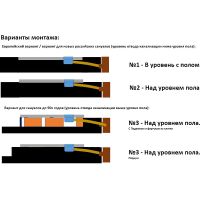 Душевой поддон из искусственного камня Aquanet Delight 120x90 Серый арт-260111 — фото 4, Душевые поддоны из искусственного камня