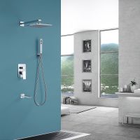 Товар: Душевая система Abber Weiss Insel Белая Хром арт-AF8017W - фото 2 Душевая система Abber Weiss Insel Белая Хром арт-AF8017W — фото 2, Встраиваемые душевые комплекты