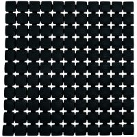 Коврик для ванны Ridder Nevis 54х54 Черный арт-6108210 — фото 1, Коврики для ванной комнаты