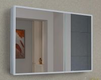 Зеркальный шкаф Esbano 90 с подсветкой с инфракрасным выключателем арт-ESMT3809D — фото 2, Зеркальные шкафы в ванную