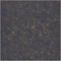 Обои Caselio Beton Винил на флизелине (0,53*10,05) Черный/Золото, Штукатурка арт-101499125 — фото 1, Обои для стен