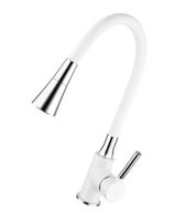 Смеситель для кухни Frap H44-8 Белый Хром арт-F4044-8 — фото 2, Смесители для кухни