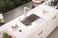 Кухонная мойка Alveus Kombino 40 KMB 90 FI 490x440 Брашированная сталь арт-1122682 — фото 3, Кухонные мойки