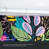 Штора для ванны Iddis Base 180х200 разноцветная арт-BF03P18i11 — фото 5, Шторы для ванной