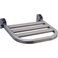 Сиденье для душа Nofer Матовая нержавеющая сталь арт-15041.S — фото 1, Сиденья