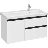 Тумба под раковину Roca Domi 100 R подвесная Белый глянец арт-A857478806 — фото 1, Тумбы под раковину