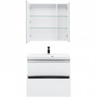 Товар: Тумба под раковину Aquanet Гласс 80 подвесной Белая арт-238361 - фото 5 Тумба под раковину Aquanet Гласс 80 подвесной Белая арт-238361 — фото 5, Тумбы под раковину